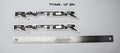 American Car Craft 2Pc 12" Stainless Steel Raptor Emblem Ford Raptor 2010-2014
