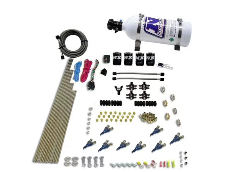 Nitrous Express Nitrous Kit 200-500HP EFI 8 Cylinder Piranha Direct Port with 5lbs Bottle
