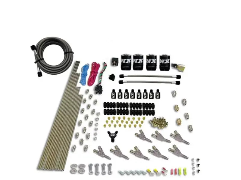 Nitrous Express Nitrous Kit 200-500HP 8 Cylinder SSV Direct Port 4 Solenoids No Bottle