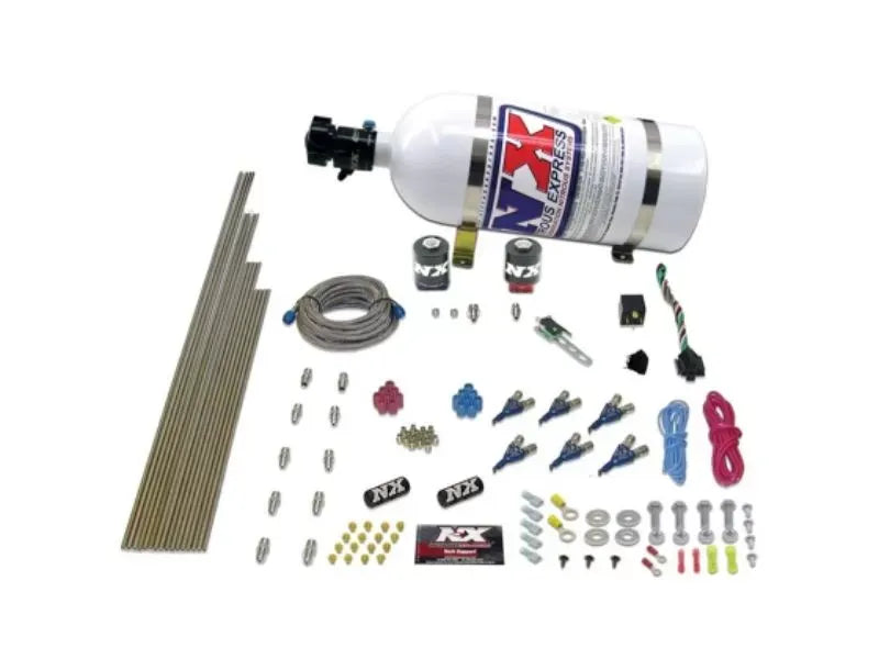 Nitrous Express Nitrous Kit 150-375HP for 6 Cylinder Alcohol Engines with 5lbs Bottle