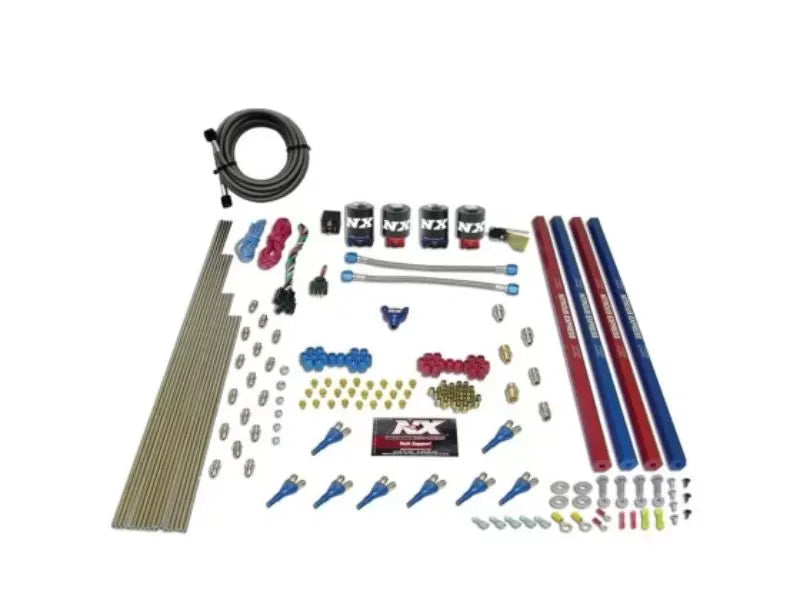 Nitrous Express Nitrous Kit 250-650HP Shark Alcohol 2 Solenoid Without Bottle