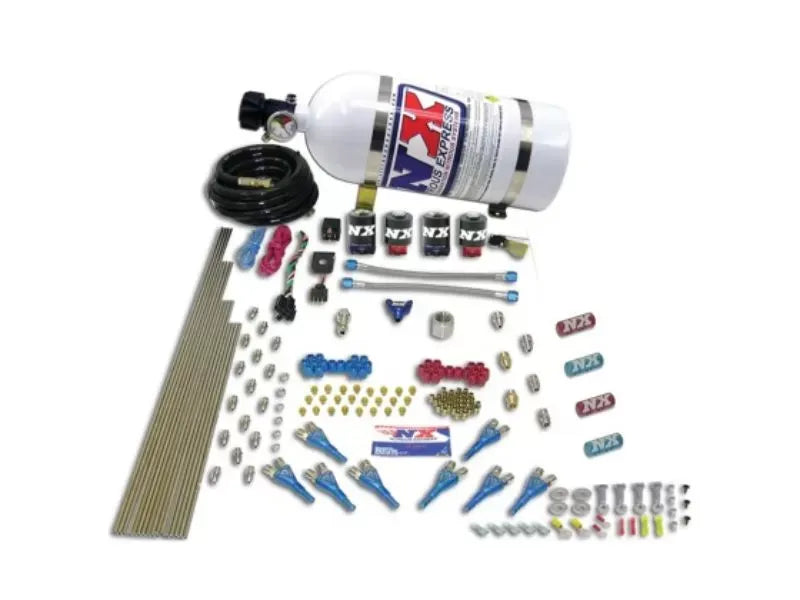 Nitrous Express Nitrous Kit 100-150-250HP Street Shark Gas 4 Solenoids Without Bottle