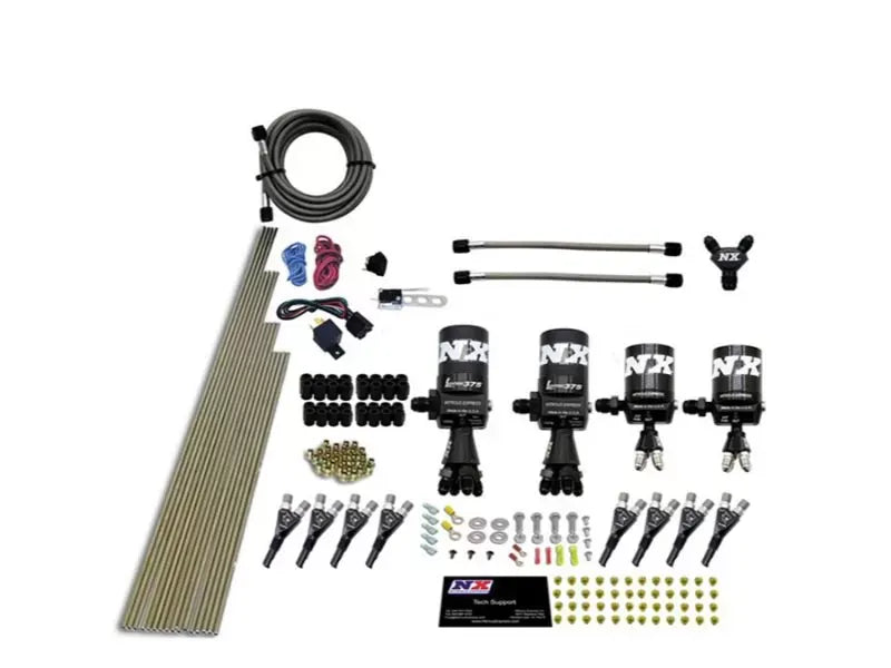 Nitrous Express Nitrous Kit 200-600HP 8 Cylinder Shark Direct Port 4 Solenoids No Bottle