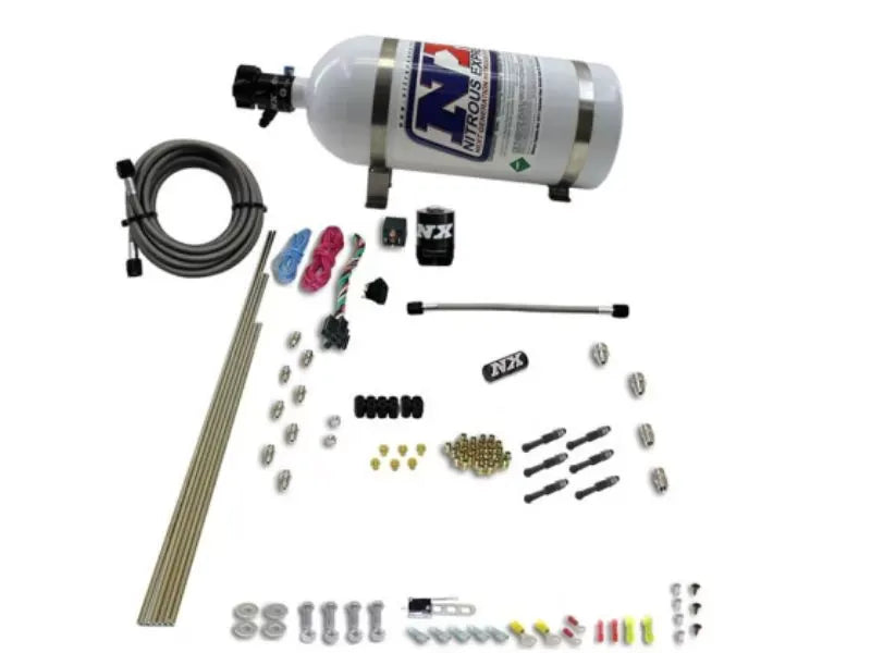 Nitrous Express 6 Cylinder Dry Direct Port Nitrous Kit 12lb Bottle 93066-12