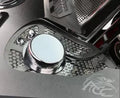 American Car Craft 2Pc Polished/Brushed Perforated Shock Tower Cover Chevrolet Corvette Coupe C8 2020-2024