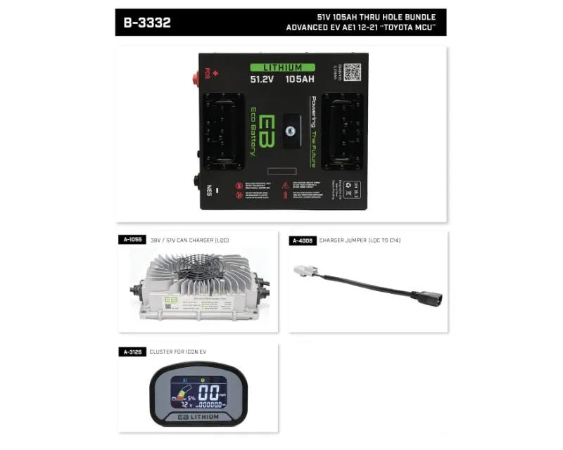 Nivel Eco Battery Thru Hole Bundle Advanced Ae1 17-21 51v 105a