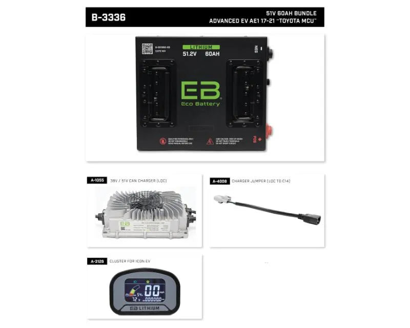 Nivel Eco Battery Bundle Advanced Ae1 17-21 51v 60ah