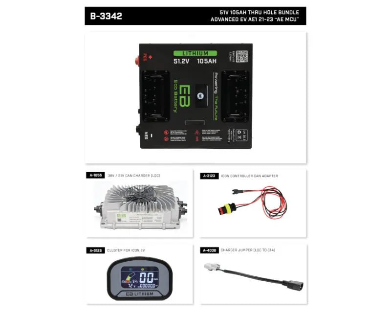 Nivel Eco Battery Thru Hole Bundle Advanced Ae1 21-23 51v 105ah