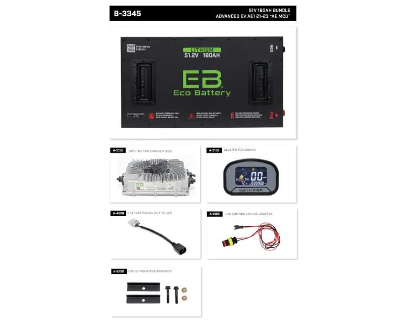 Nivel Eco Battery Bundle Advanced Ae1 21-23 51v 160ah