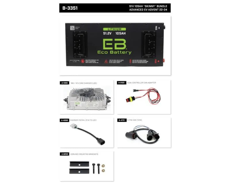 Nivel Eco Battery Skinny Bundle Advanced Ev Ae Advent 22-24