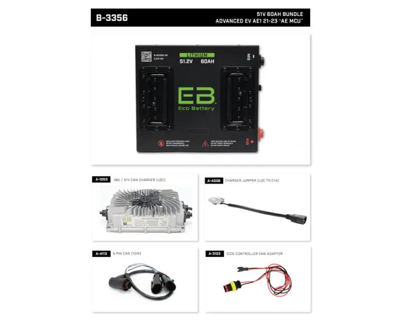 Nivel Eco Battery Bundle Advanced Aev Advent 22-24 51v 60ah