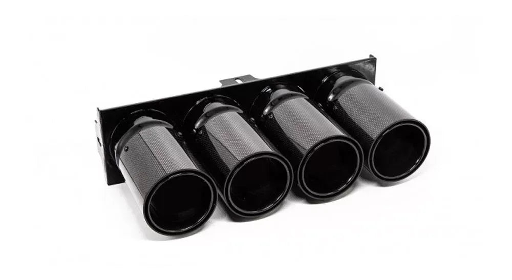 Novitec Exhaust Tips Black with Carbon Cover for McLaren 765LT 2021+