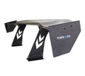 NRG Carbon Fiber 69 Inch Universal Rear Spoiler Diamond-Honey Stand Cut Out and End Plate