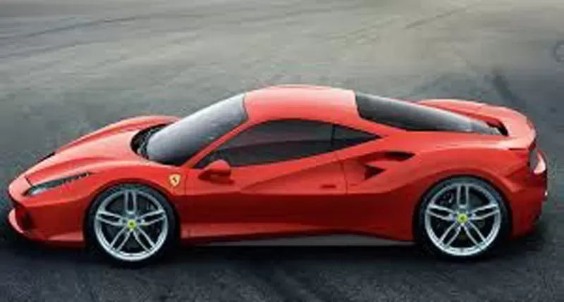 1016 Industries Side Skirts for Ferrari 488 GTB 2015-2020, Carbon Fiber Finish