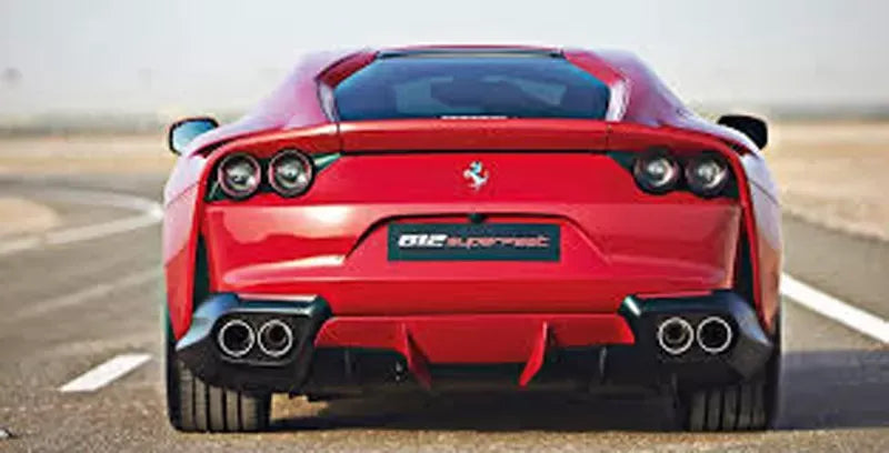 1016 Industries Rear Diffuser 3 Pieces Forged Carbon for Ferrari 812 Superfast 2018-2021