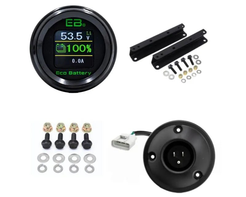 Nivel Eco Battery Skinny Install Kit Yamaha G19/G22 51v 105ah