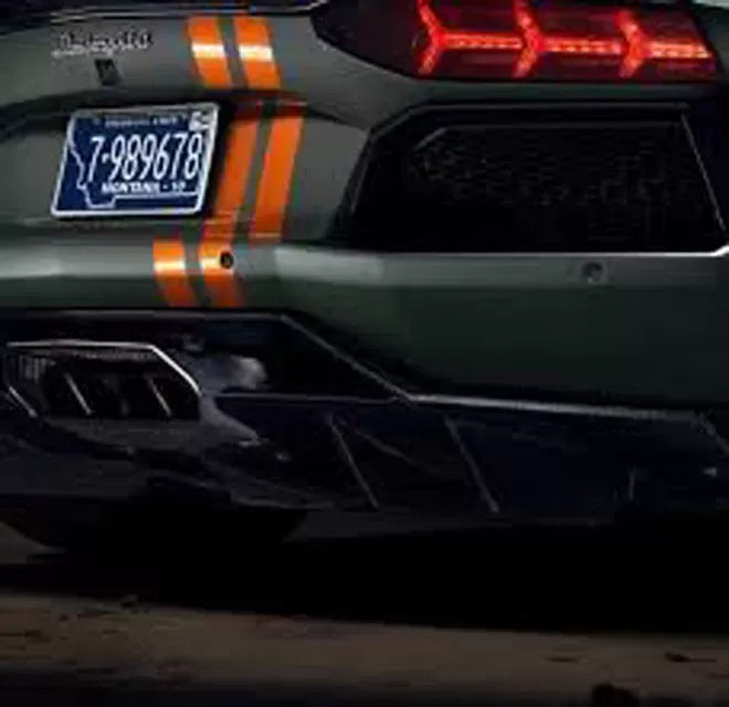 1016 Industries Rear Diffuser for Lamborghini Aventador LP700 2013-2016, Carbon Fiber