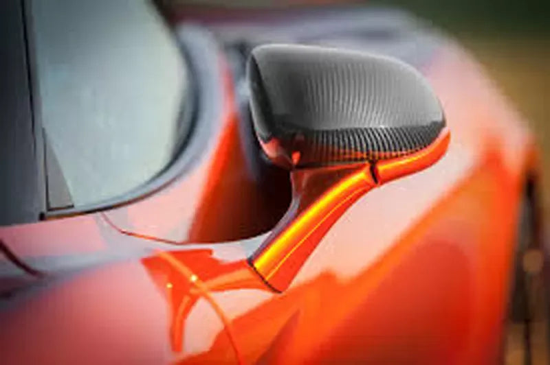 1016 Industries Mirror Caps for McLaren 720S 2017-2021, Carbon Fiber Finish