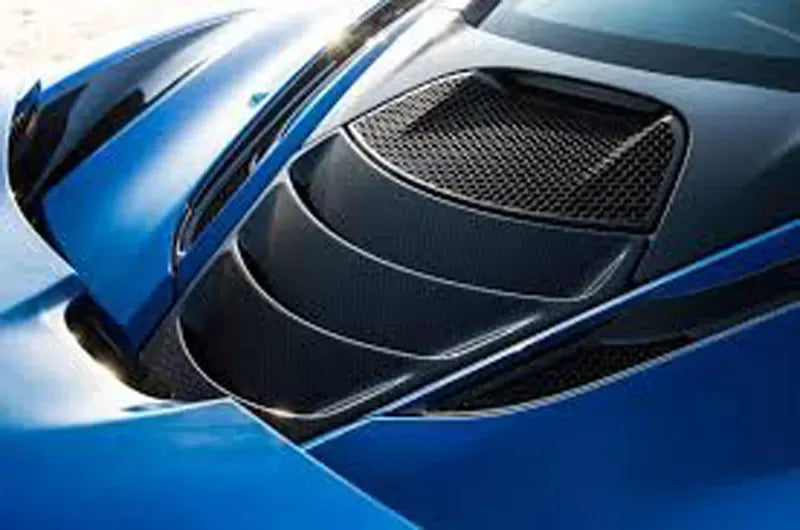 1016 Industries Rear Engine Vent for McLaren 720S 2017-2021, Carbon Fiber Finish