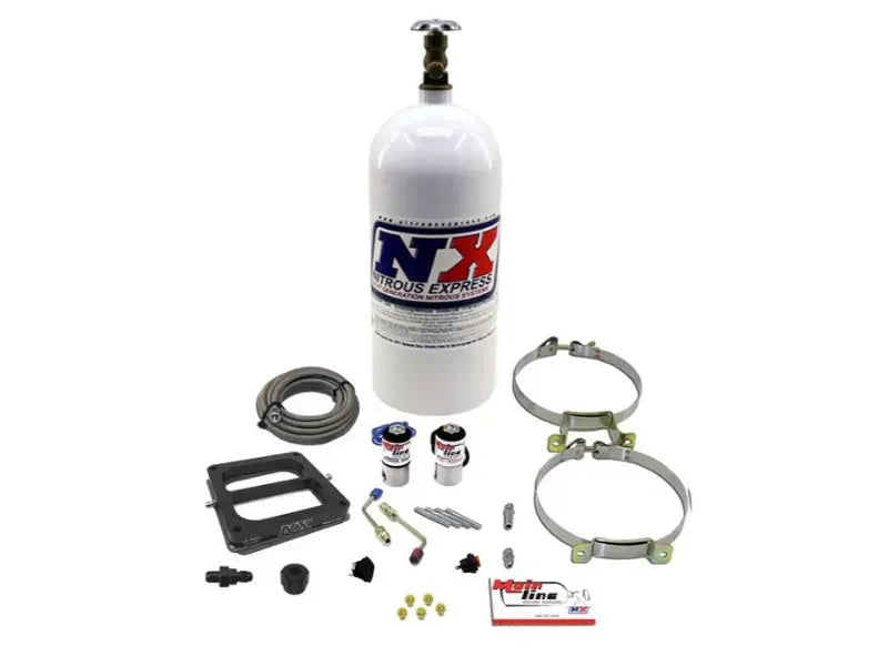 Nitrous Express Mainline 4500 Carb Nitrous Kit ML1001 with 10lb Bottle, 250HP Output