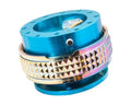 NRG Quick Release Kit - New Blue Body - Neochrome Pyramid Ring
