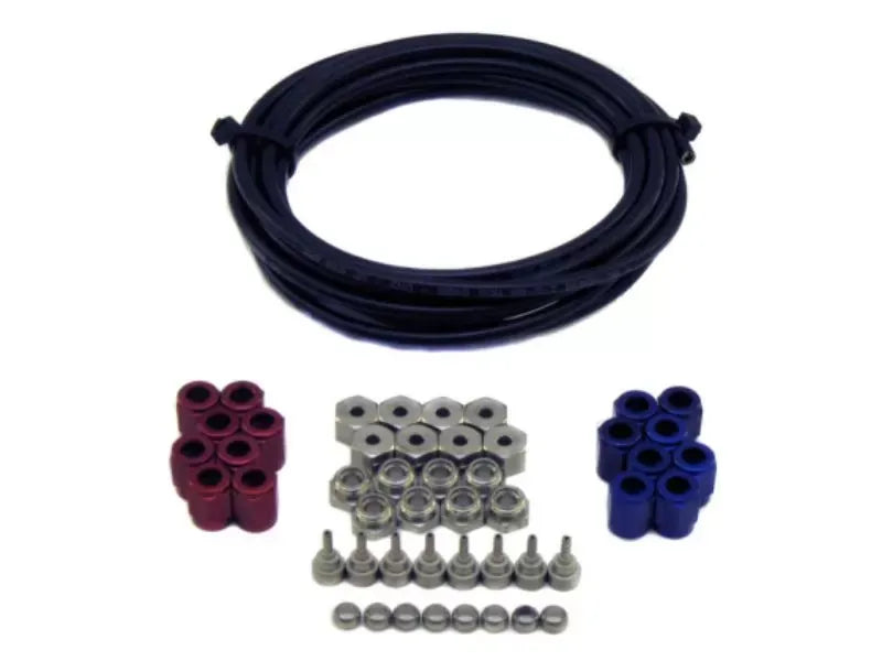 Nitrous Express Nitrous System NX401 4 Cylinder Direct Port Conversion Kit D-2 Black Hose