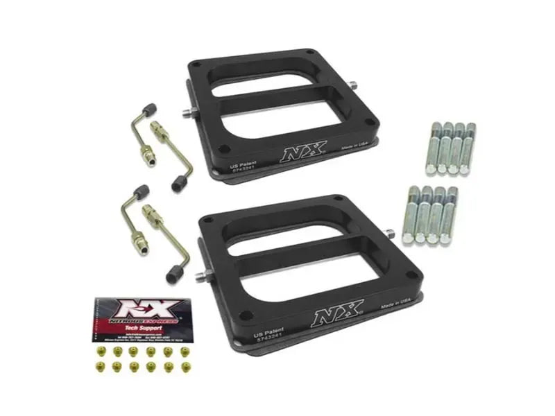 Nitrous Express Nitrous Plate Dual Dominator Pro-Power NX5027 with Complete Connectors