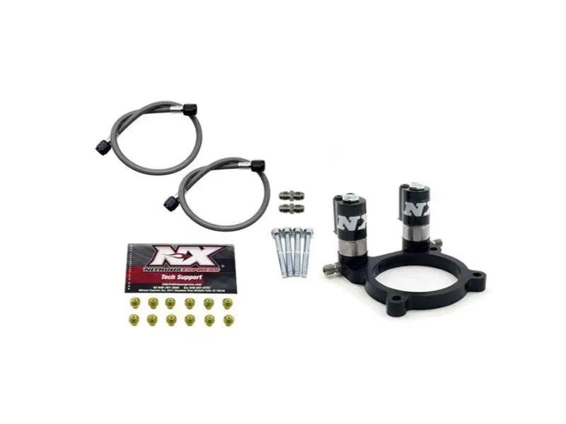 Nitrous Express Nitrous Plate Conversion with Integrated Solenoids for 2011-2014 Ford Mustang 3.5L/3.7L