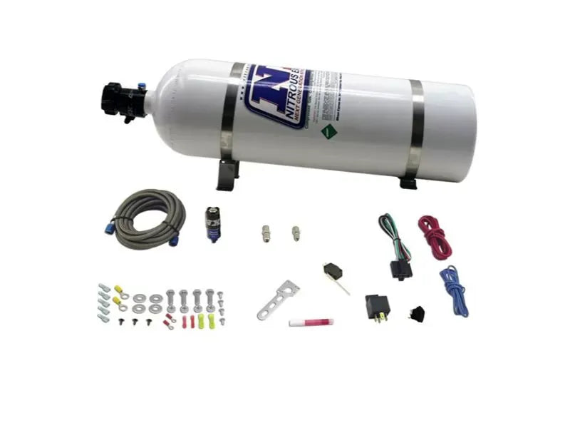 Nitrous Express Diesel Dry Nitrous Kit 50HP with 15lb Bottle and Mounting Hardware
