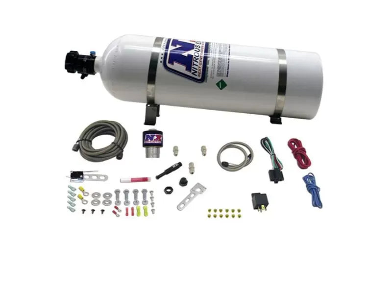 Nitrous Express Diesel Stacker 4 Nitrous Kit with 15lb Bottle, 300HP Jetting