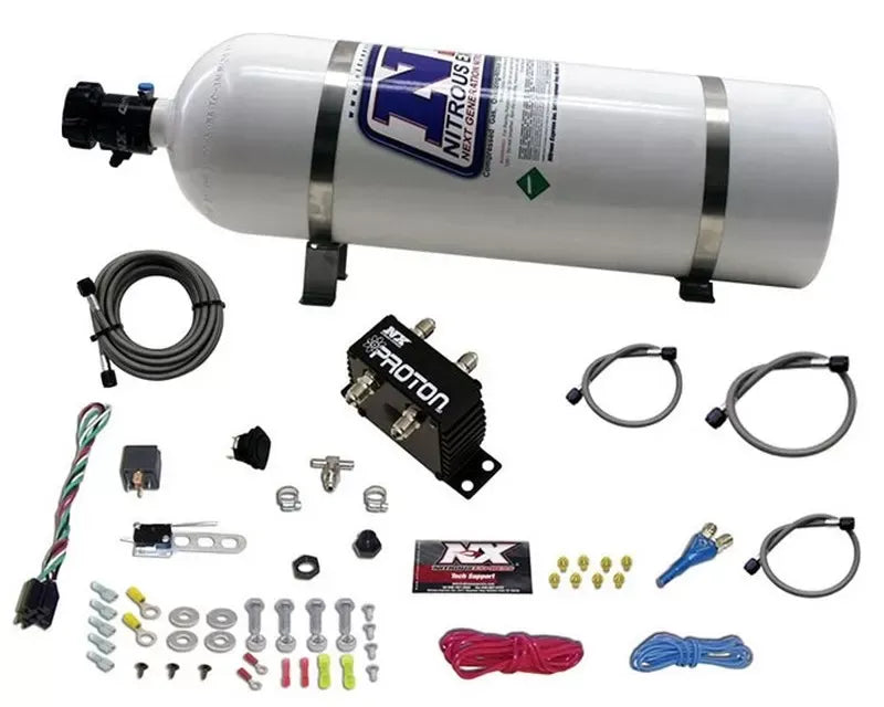Nitrous Express NX Proton Plus Nitrous System 15lb Bottle, Fits EFI Vehicles, 250HP Potential