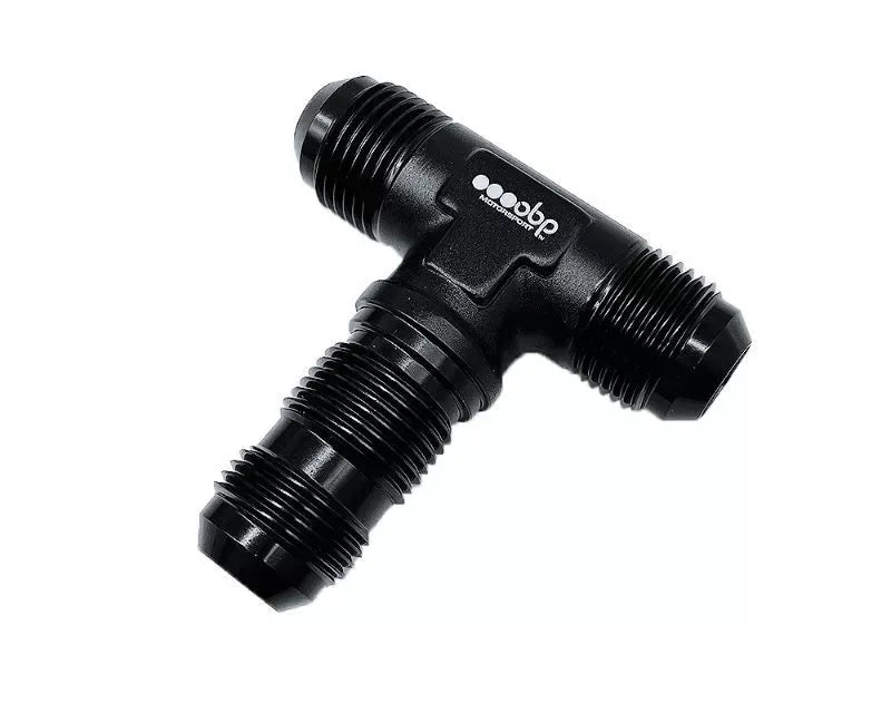 OBP Motorsports AN8 Tee Adaptor Black