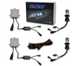 Octane Lighting 5 3/4 Inch 6K 6000k 50w Super White Hi/Low H4 HID Light Bulbs Bi-Xenon Headlight Kit