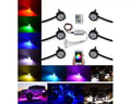 Octane Lighting Multi-Color Changing LED RGB SMD Rock Light Bluetooth Set of 6