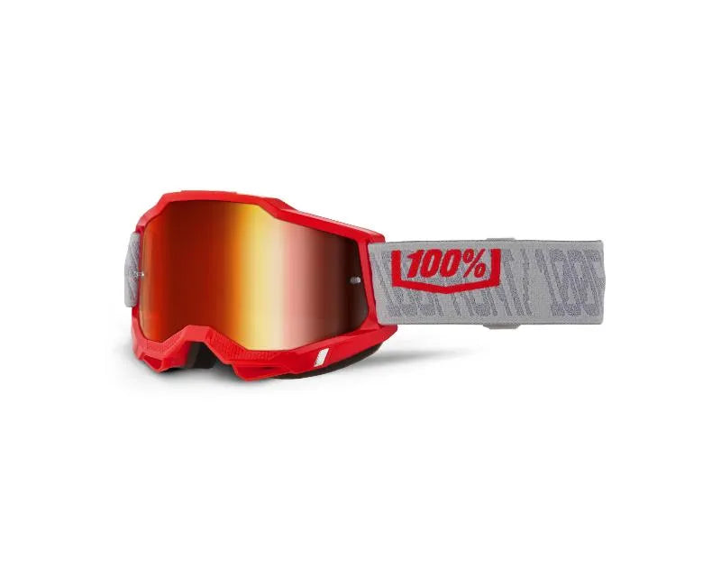 100% Accuri 2 Goggle Gatorback Red Mirror Lens