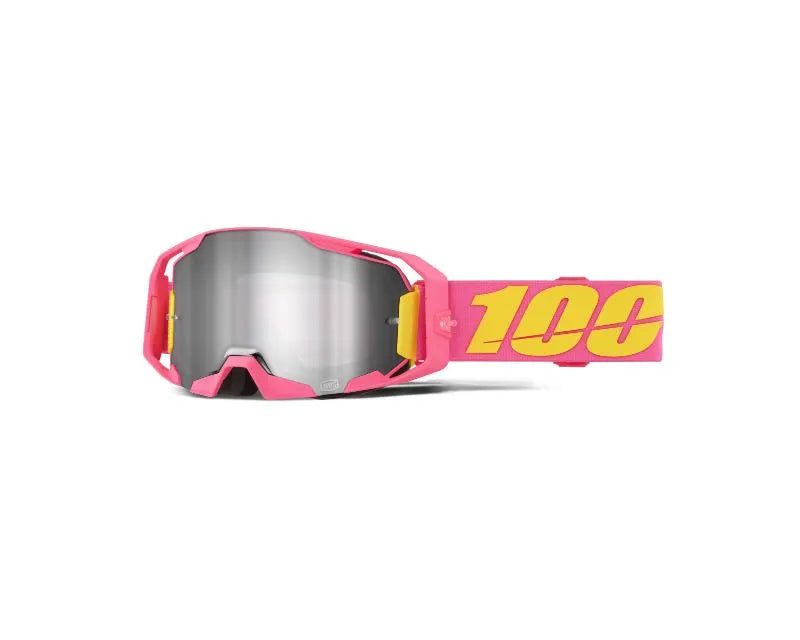 100% Armatic Goggle Snakpak Purple Mirror Lens