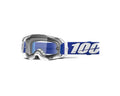 100% Armatic Enduro Moto Goggle Blue Clear Lens