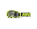 100% Armatic Enduro Moto Goggle Neon Yellow Clear Lens