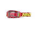 100% Armatic Enduro Moto Goggle Red Clear Lens