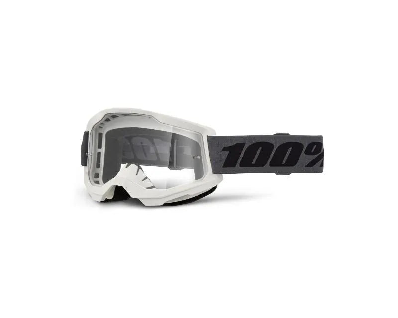 100% Strata 2 Goggle Grey Clear Lens