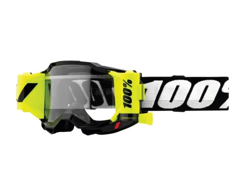 100% Accuri Jr. 2 Forecast Goggle Black with Clear Lens