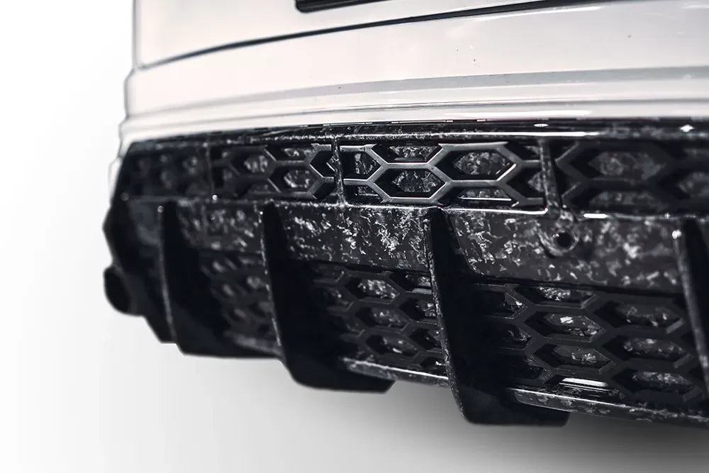 1016 Industries FRP Rear Diffuser for Lamborghini Urus 2018-2020, Carbon Fiber Finish