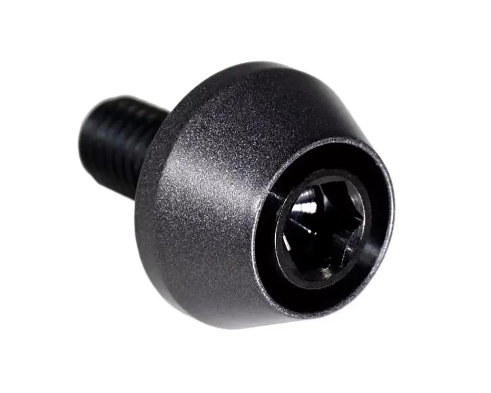 ZSPEC Design Black 8-Pack Grade-5 Titanium License Plate M6x20 SHSC Bolts w/ Gunmetal Washers