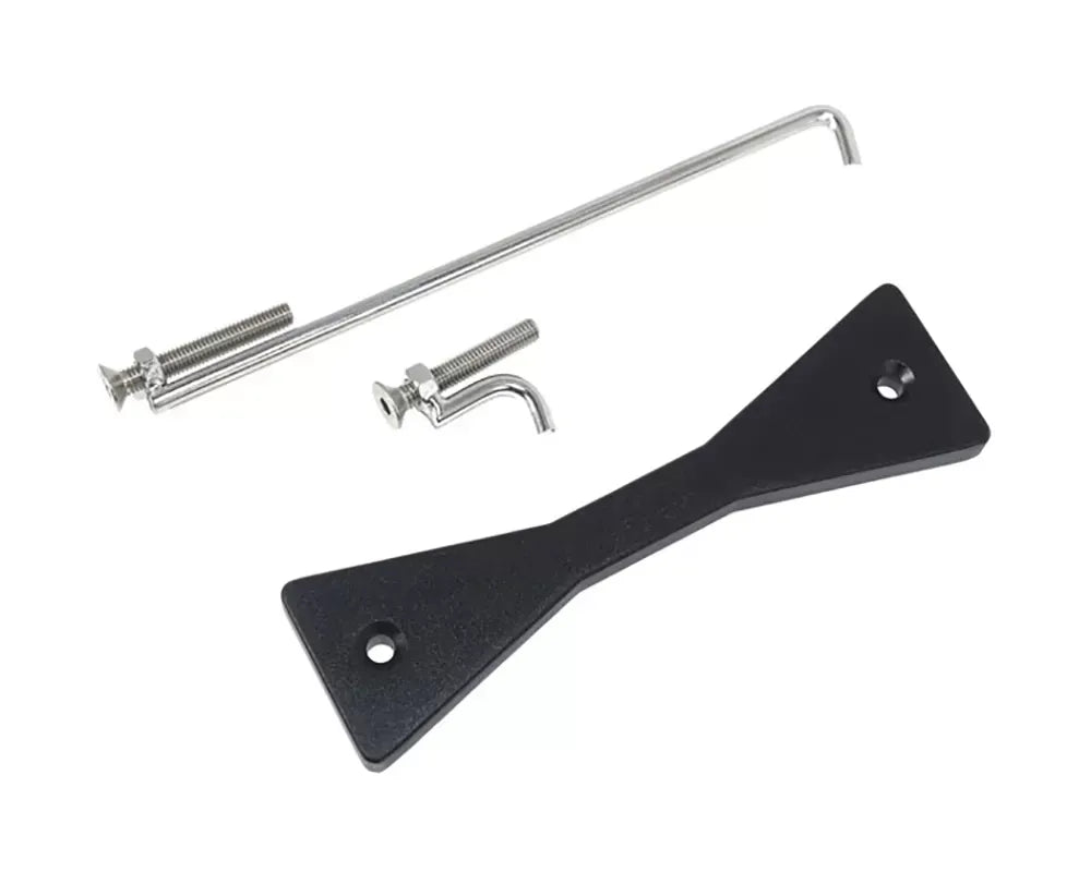 ZSPEC Design Black Billet Battery Hold Down/Bracket w/ Etching & Stainless Hardware Nissan GTR R35