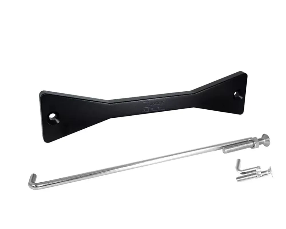 ZSPEC Design Black Billet Battery Hold Down/Bracket w/ Etching & Stainless Hardware Nissan 350Z Z33 2003-2009