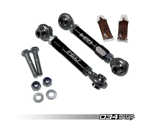 034 Motorsports Billet Adjustable Rear Sway Bar End Links for BMW 1M, M3, 128, 135, 325, 328, 330, 335 E9X 2006-2013