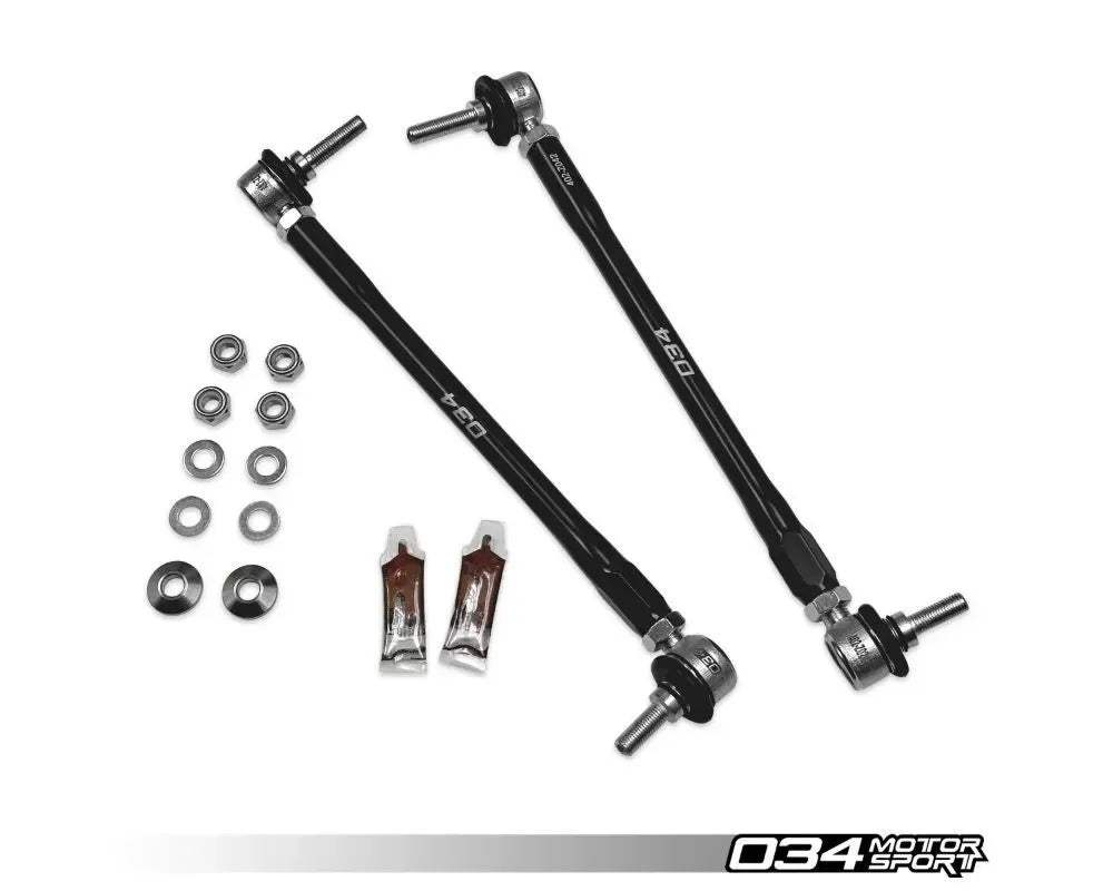034 Motorsports Dynamic+ Billet Adjustable Front Sway Bar End Links for BMW 1M & M3 2006-2013