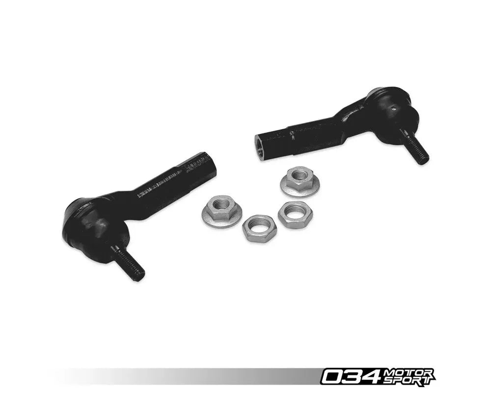 034Motorsport Extended Tie Rod End Kit for Audi VW PQ35 MQB MQB Evo, Forged Steel, 20mm Adjustment