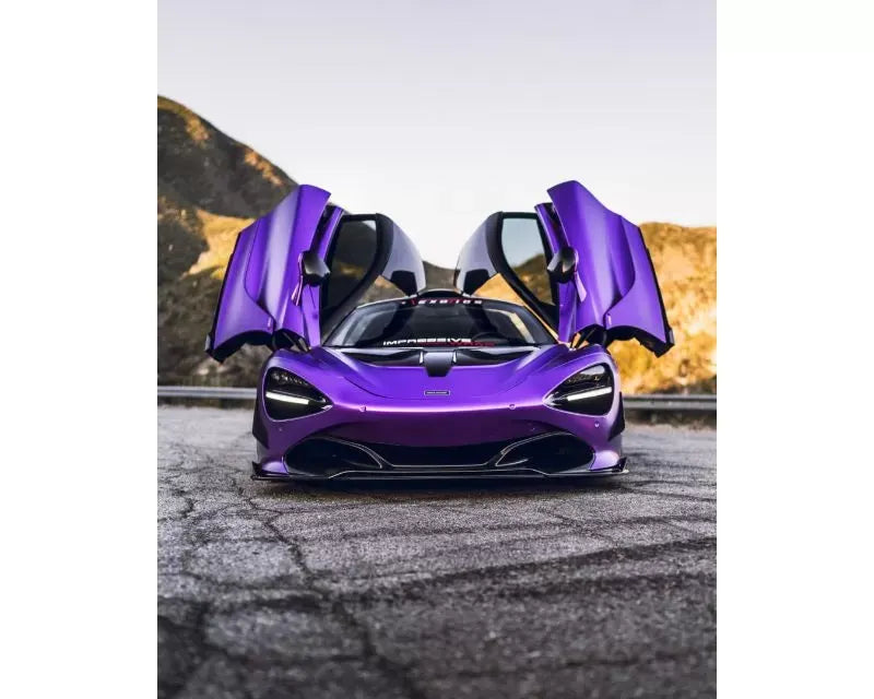 1016 Industries Front Aero Lip for McLaren 720S 2017-2021, Carbon Fiber, UV Coated