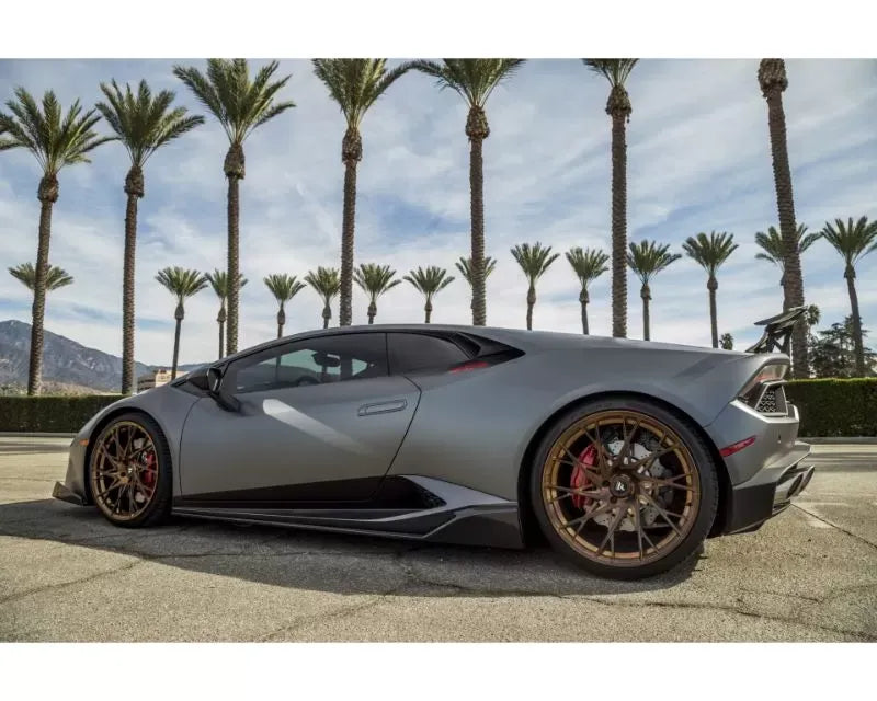 1016 Industries FRP Side Skirts for Lamborghini Huracan LP580-2 2015-2019, Carbon Finish